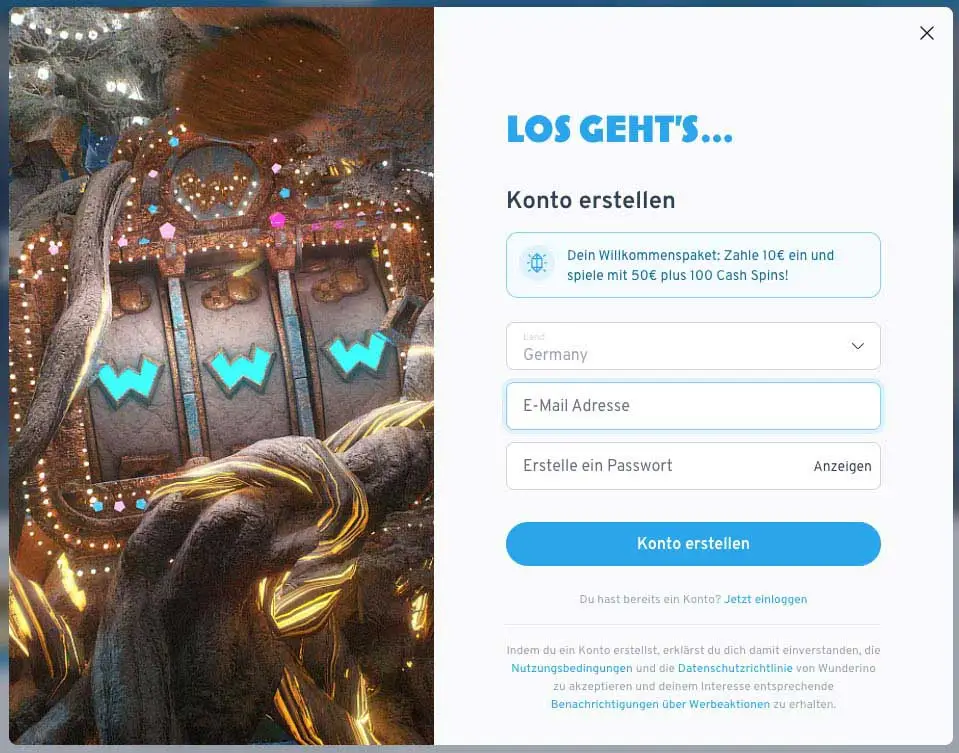 Wunderino_register